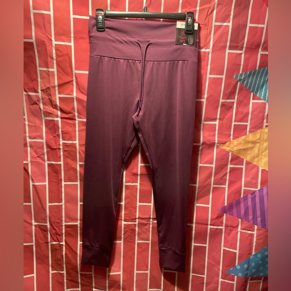 NWT~No Boundaries Purple Tie Waist Leggings size medium 7-9